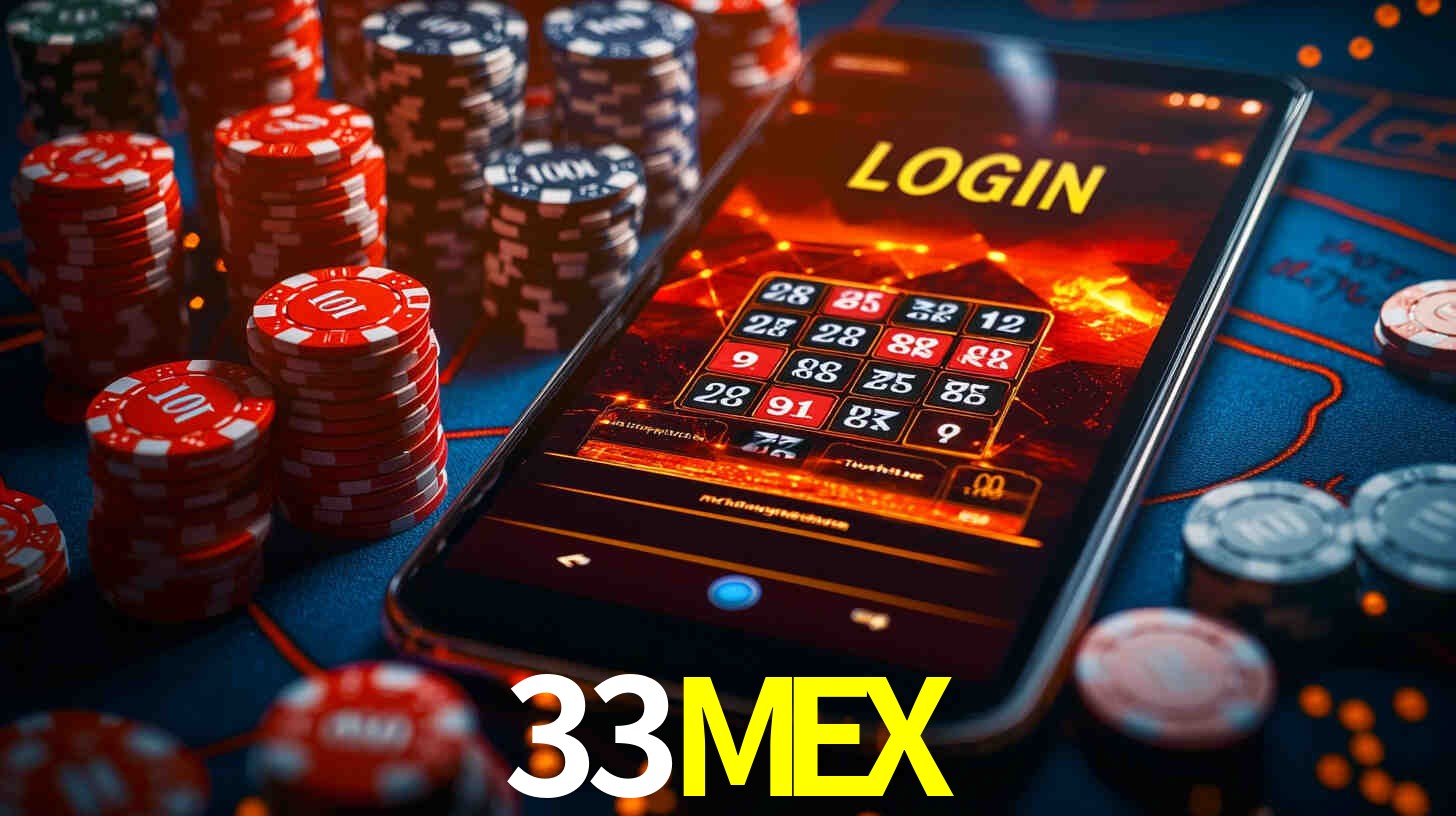 Interfaz de la app móvil 33MEX en un smartphone moderno